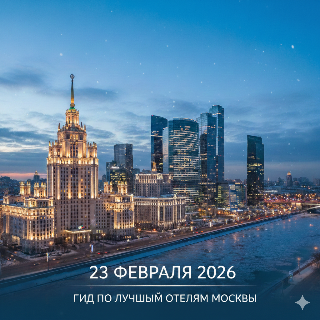 Гид по лучшим отелям Москвы на 23 февраля 2026 года