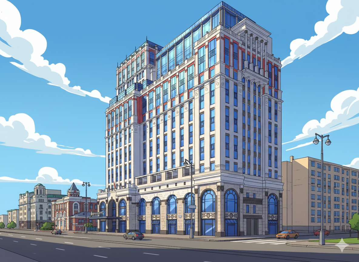 Moscow Marriott Imperial Plaza: встреча с роскошью ар-деко в сердце столицы