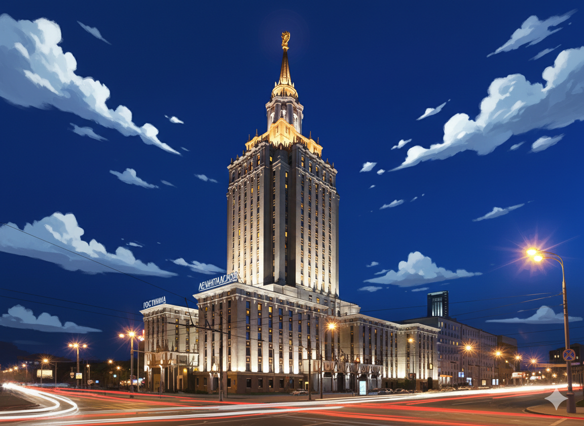 Сталинская высотка, люстры-рекордсмены и запах истории: честный опыт жизни в Hilton Moscow Leningradskaya